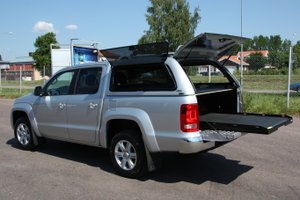 VW Amarok med lastsläde